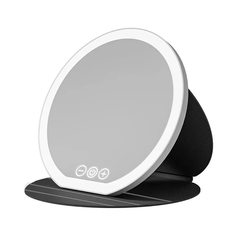 Makeup  Portable mirror Foldable vanity mirror with lamp Desktop desktop fill light dormitory