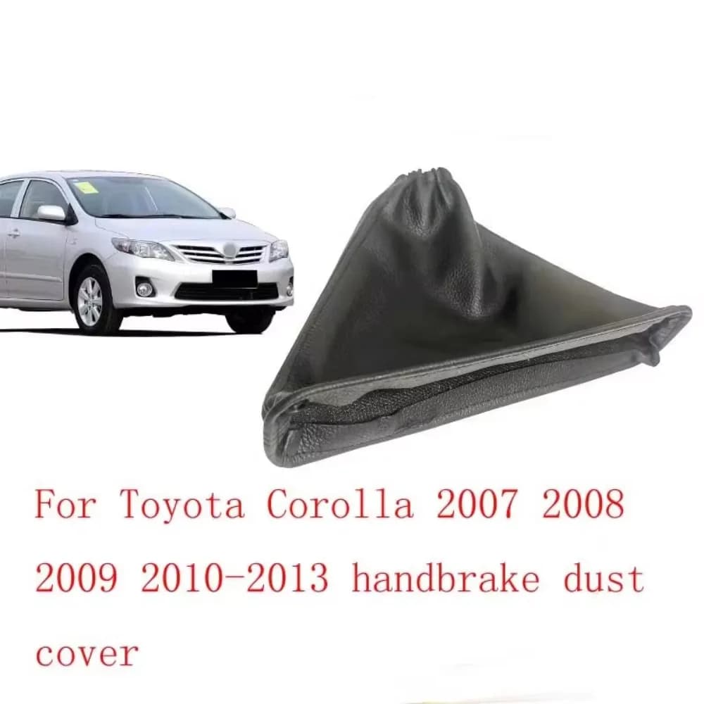 Cubierta protectora de cuero para freno de mano, protector especial para estacionamiento, para Toyota Corolla 2007, 2008, 2009,