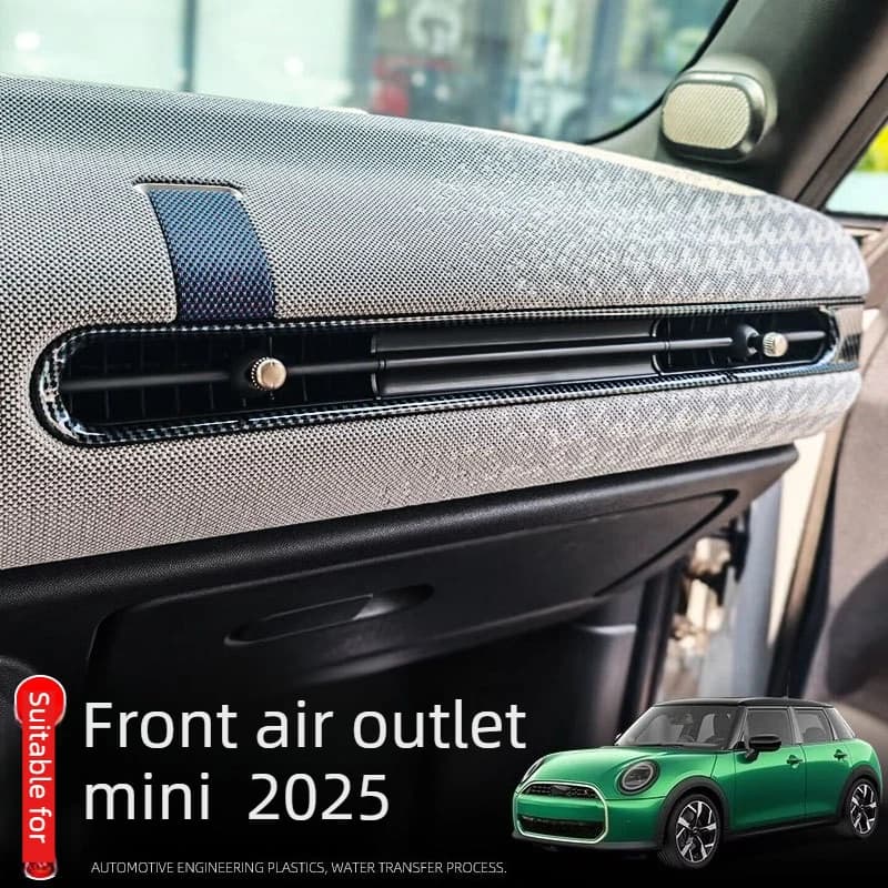 For Mini Cooper F65 F66 F67 2025 Decorative strips for front air-conditioning outlets and modification of central control panel