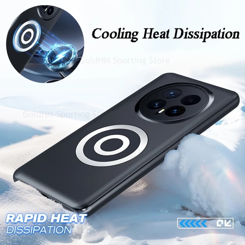 Cooling Heat Dissipation Matte Tough Magnetic Case For Honor Magic 8 7 Pro Wireless Charging For Magsafe Cover Magic 7 6 5 8 Pro