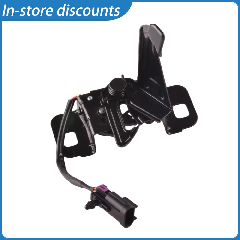 Loquet et interrupteur de verrouillage de capot pour Vauxhall Mokka 2012-2016 RHD, métal noir, pièce de remplacement OE 42525394