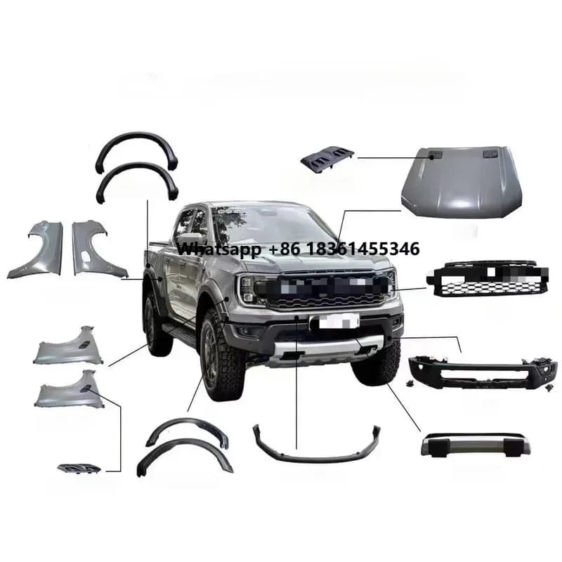 for  Ranger  T9 2023 Full Body Kit   WILDTRACK SPORT COVER  Front Bumper Rear Bumper