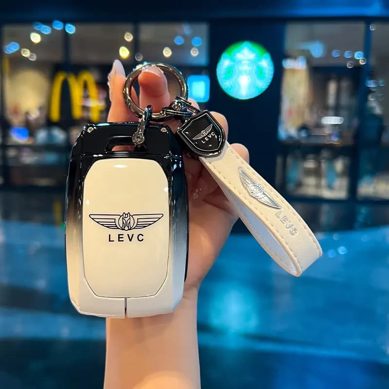 For LEVC Wing True L380 Key Protection Cover Metal Geely Wing True L380 Physical Remote Control Key Shell Buckle