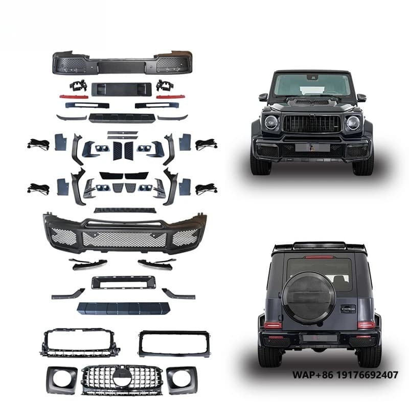 2024 G CLASS Bodykit CAR BUMPER Mercedes G500 G350 G63 W464 UPGRADE to B Style BODY KIT for MERCEDES BENZ Conversion Kit
