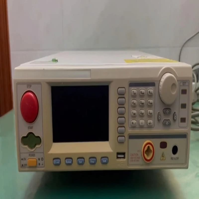 CS9911AS withstand voltage tester, power on and turn on the display as shown in the figure