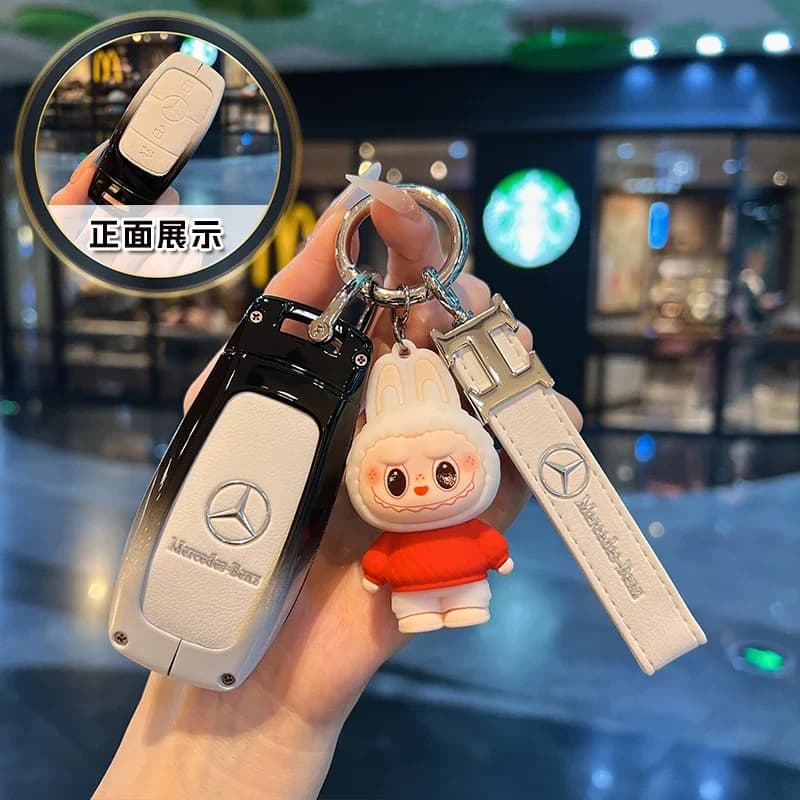 For Mercedes Benz A C E S G Class GLC CLA GLB 200 2024 CLE W205 W213 W222 Car Key Fob Case Cover Shell Protector