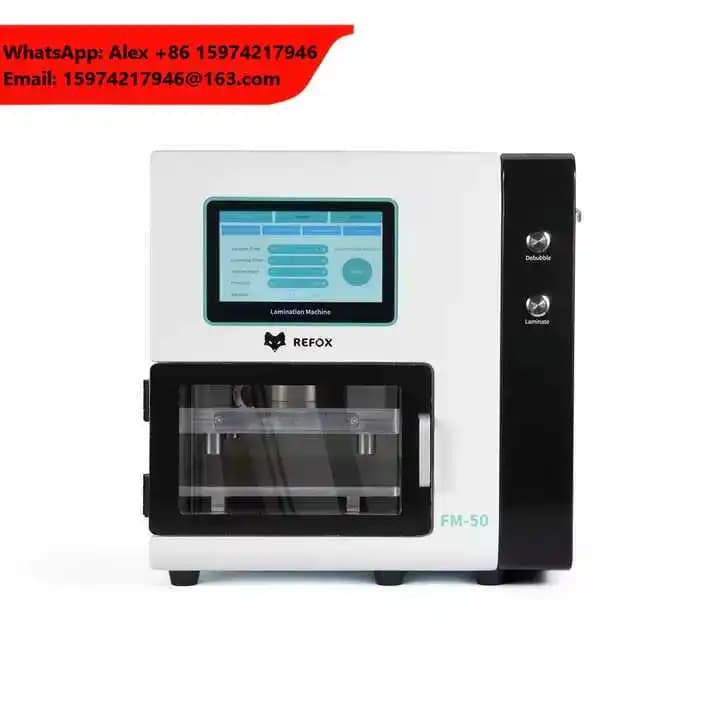REFOX FM50 12.9 Inch OCA Laminator Debubbler With Bubble Removal For IPhone Curve /Flat Tablet LCD Screen Refurbish Repair Tools