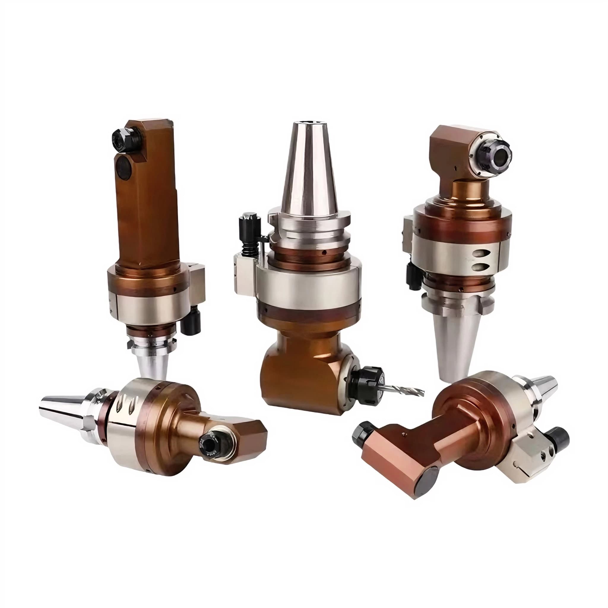 Manual 90 Degree Angle Head CNC Steel Machine Tools With BT30 BT40 BT50 AG90-ER16/ER20/ER32/ER40 Manual Power