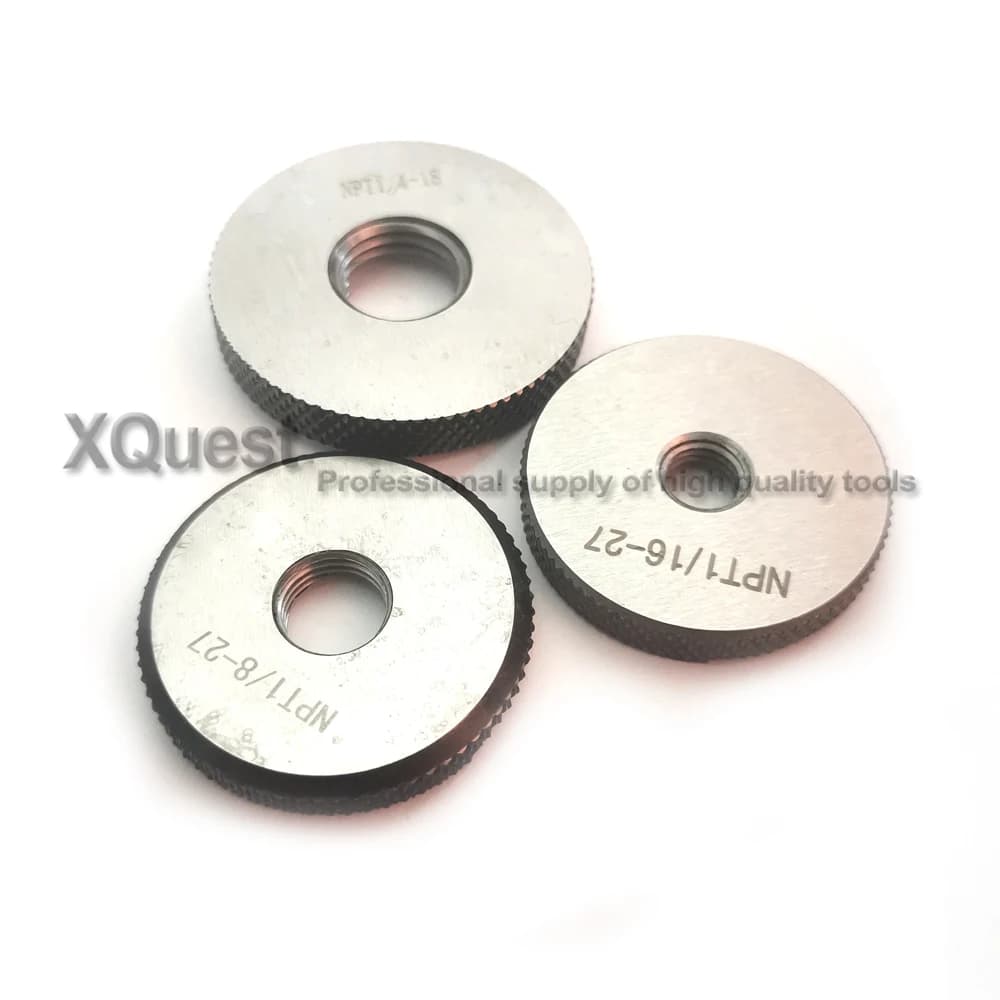 Pipe Thread Ring Gauge Npt 1/16 1/8 3/8 1/4 1/2 3/4 Npt1 1/4 Npt2 American Tapered Pipe Threads Gage 1/16-27 1/4-18 1/8-27