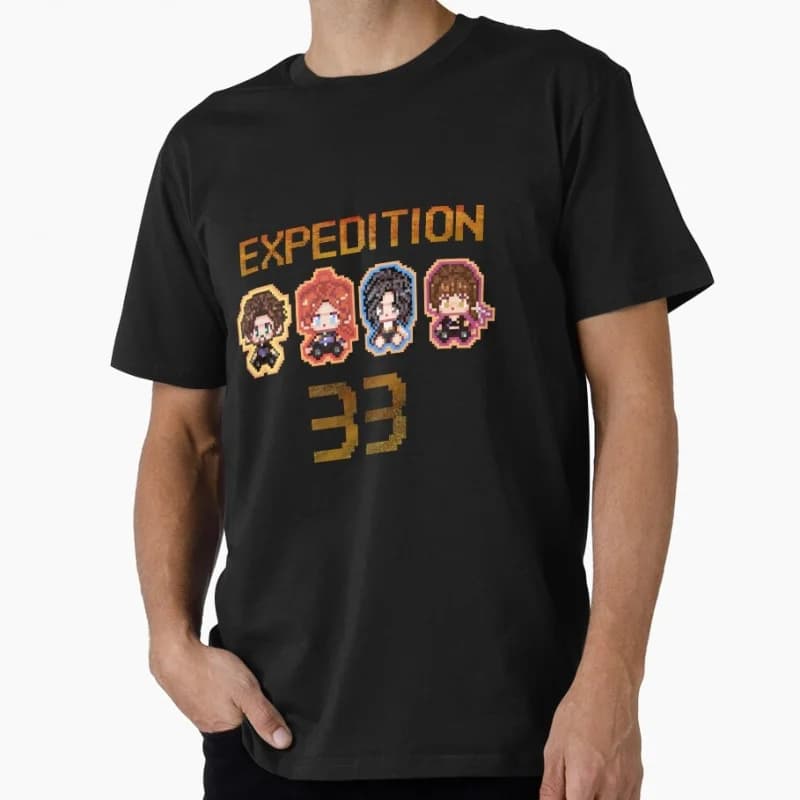 Clair Obscur Expedition 33 Gustav Maelle Lune Sciel Gift tee for gamer 100% cotton Short Sleeve Graphic T-Shirt All size tops