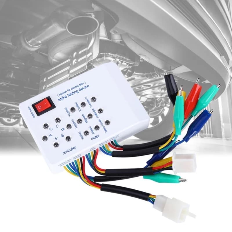 E9 Brushless Motor Tester Electro Maintenance Detector Car EBike Scooter Hall Controller Detector 115x80x26mm EBike Repair Tools