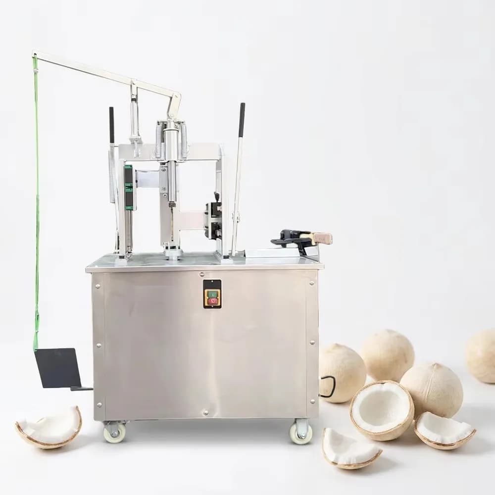 Automatic Green Coconut Peeling Machine Electric Coconut Skin Remover Peeler for Fruit Workshop Stable Performance