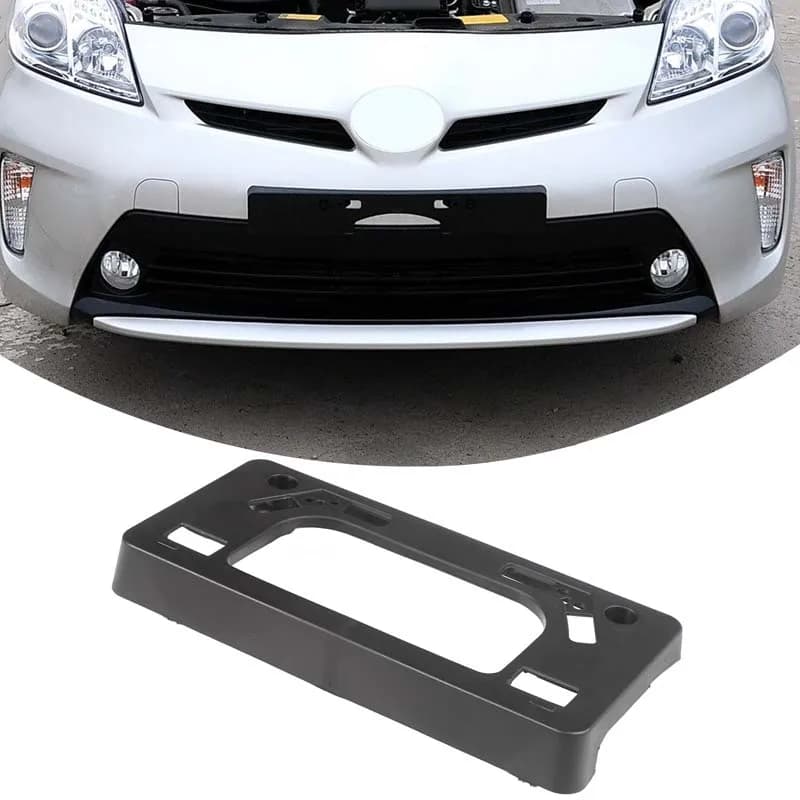 ABS For Toyota Prius 2012-15 Car Front License Plate Bracket  Decoration Car Accessories OE: TO1068120 / 52114-47130 5211447130