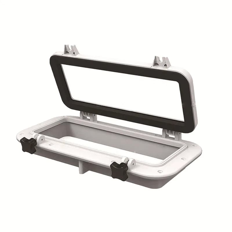 Yacht porthole, anti-aging rectangular sunroof, explosion-proof sunroof black/white