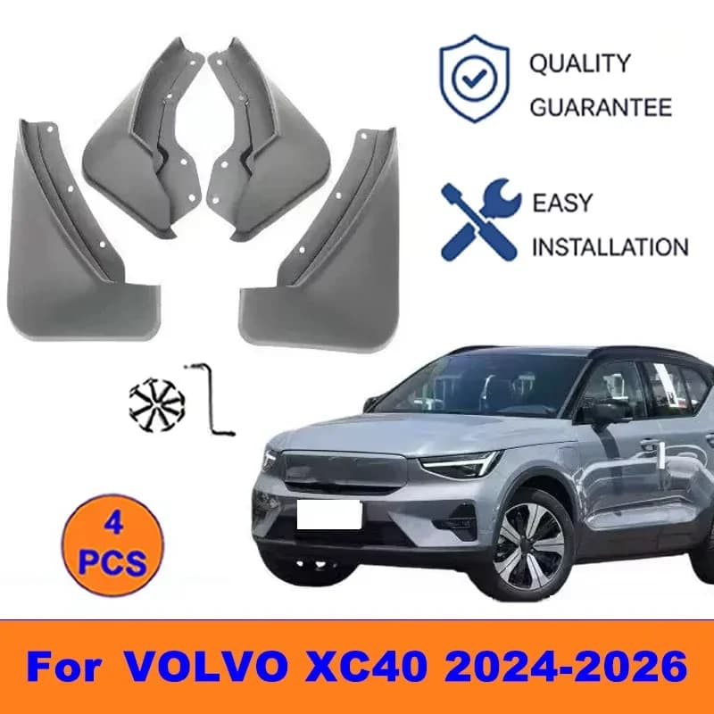 4Pcs Mud Flaps For VOLVO XC40 2024-2026 - Splash Guards Front&Rear Wheel Fender Mudguards Car Exterior Protection Accessories
