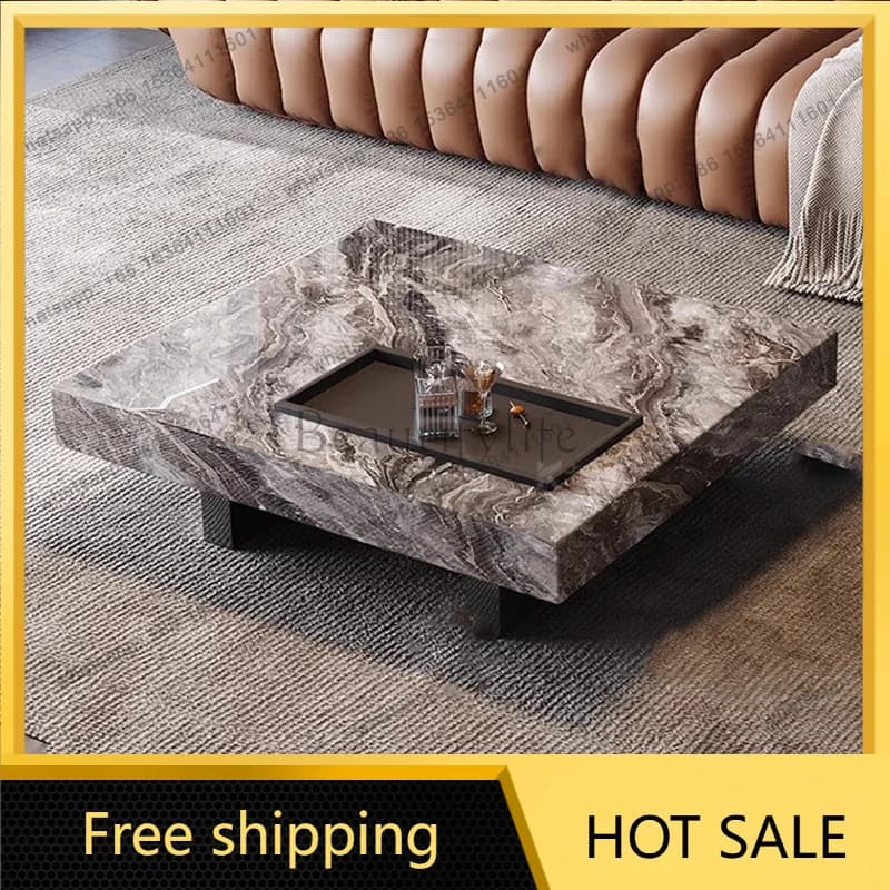 Factory Direct Sales Unique Standing Side Table Minimalist Computer Service Industrial Coffee Table Luxury Bedroom Mesa Auxiliar