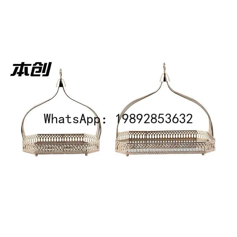 PYJ fruit basket dessert table ornament living room coffee table tray cake display stand --4 pcs