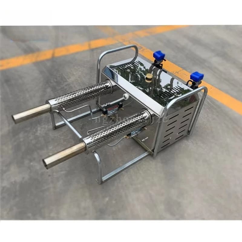 Portable Car Double Barrel Hot Fumigation Smoke Machine Dewormer Dewormer Sprayer