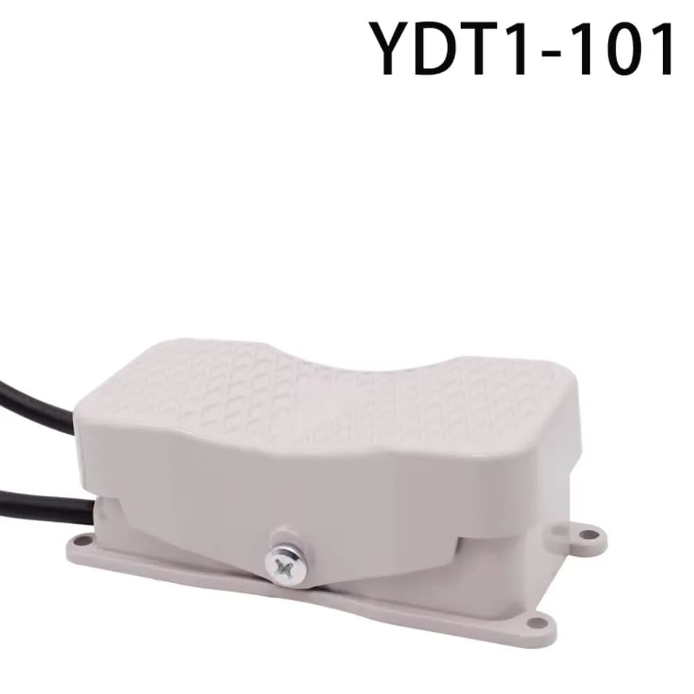 Controlador  botón pulsador  Pedal  interruptor  pie YDT1-20 101 inverso con cable caja  aluminio doble Control Motor monofásico