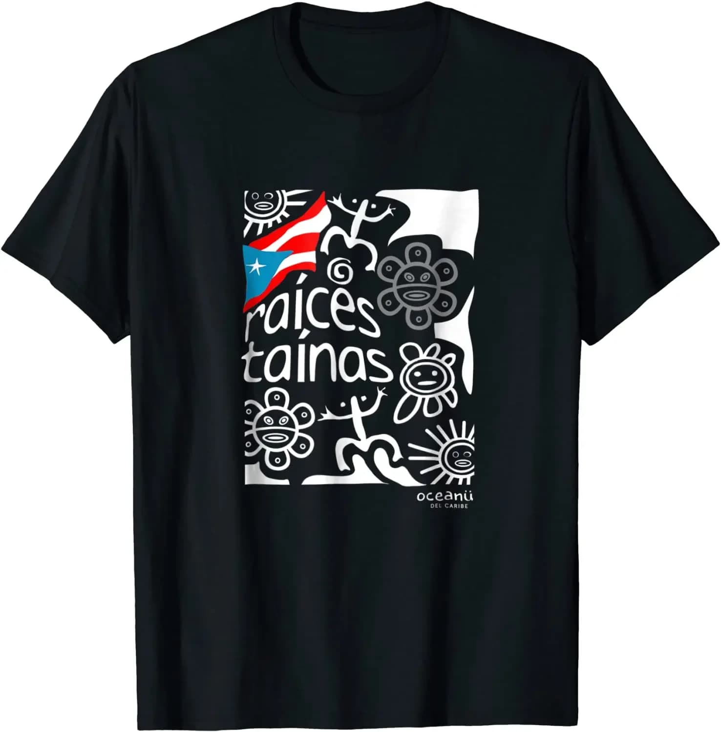 Puerto Rico Taino Proud Boricua T-Shirt. Summer Cotton Short Sleeve O-Neck Mens T Shirt New S-3XL