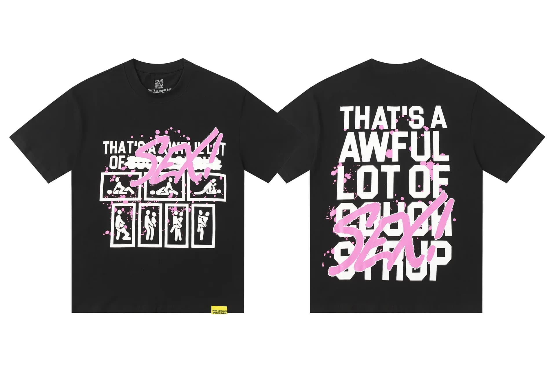 THAT'S A AWFUL LOT OF COUGH SYRUP Fashion printed loose-fitting men's and women's short-sleeved t-shirt
