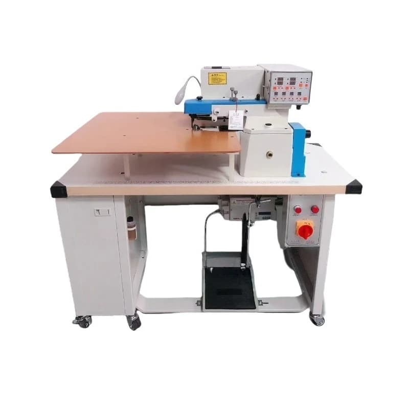 Automatic hot melt adhesive folding machine, automatic gluing folding machine, leather luggage folding machine