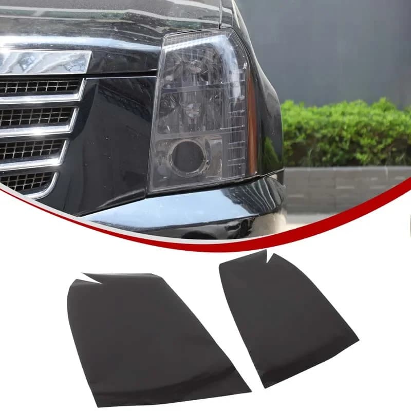 For Cadillac Escalade 2007-2014 TPU Black Car styling Car headlight film sticker Car exterior decoration protection accessories