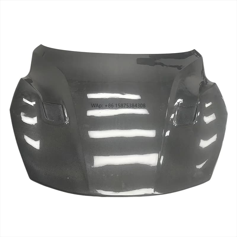 For F12 Carbon Fiber Hood F12 Upgraded TDF Style Carbon Fiber Hood Body Kit