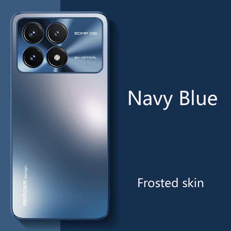Metal Frosted Skin Protector Case For XIAOMI MI Poco X6 Pro F3 F5 Pro F6 Pro Back Cover Shock Proof Soft Back Coque Cover Cases
