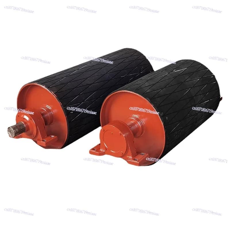 Polyurethane Roller Belt Conveyor Cogherent Directional Transmission Roller Cast Conveyor Belt Roller