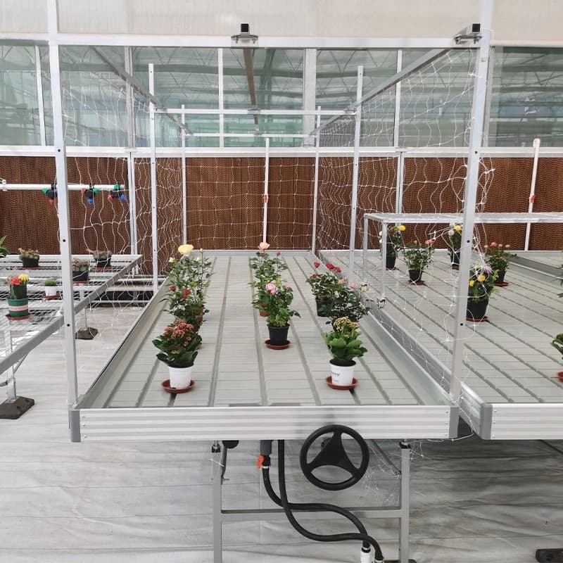 Three-dimensional climbing grid tidal seedbed, vine crop cultivation equipment, hot-dip galvanized anti-corrosion and anti-rust