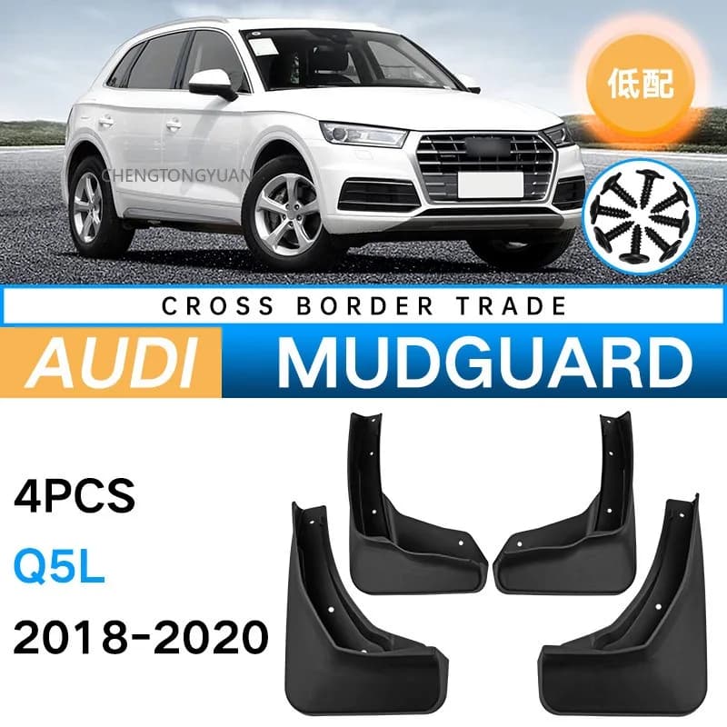 Car Styling For Audi Q5L 2018-2020 low-end ABS Car Mud Flaps Splash Guard Mudguards MudFlaps Front Rear Fender Accessories