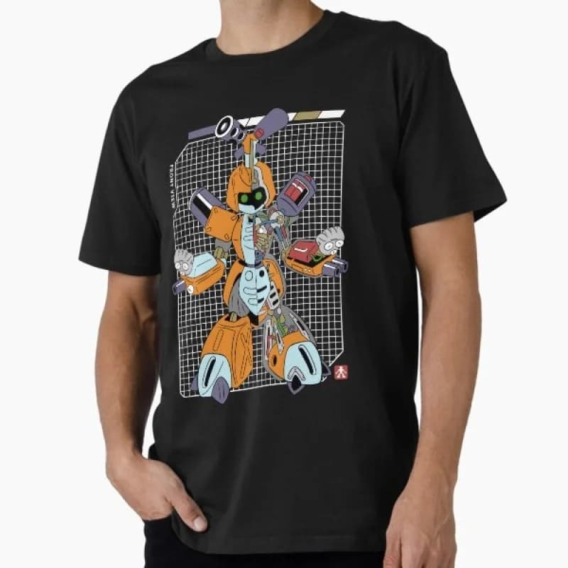 Project Metabee Cyber Mecha Manga Graphic clothes 0422 Anime Medabots Metabee Robot t shirt Short sleeve All size tops S-6XL