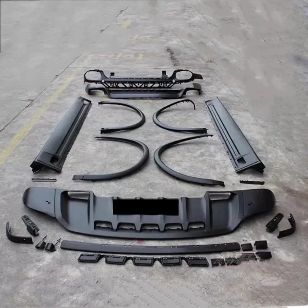 Unpainted Front Rear Lip Shovel Assembly For Porsche Cayenne 2015-2017 Modified Eyebrow Side Skirt Auto Accessories