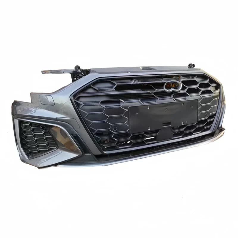 S3 Customizable Plastic Body Kit Front Lip Bumper Radiator Radar Fender Cover Auto Exterior Upgrade Accessories