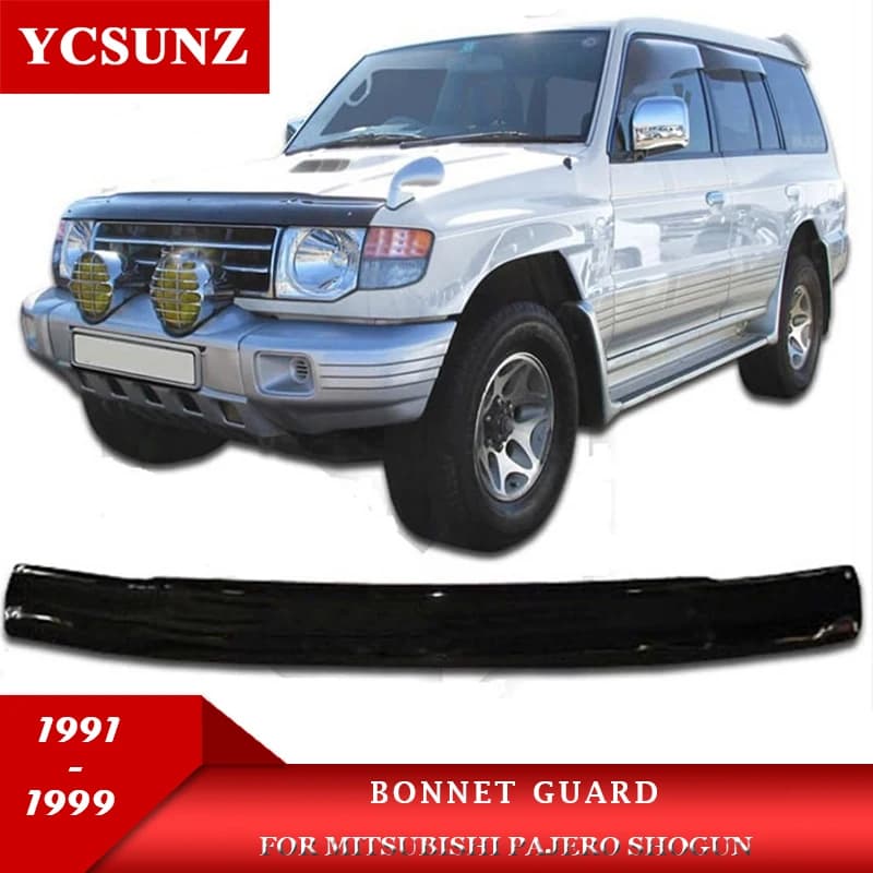 Bonnet Guard Protector For Mitsubishi Pajero Shogun V24 V46 V31 1991 1992 1993 1994 1995 1996 1997 1998 1999 Car Accessories