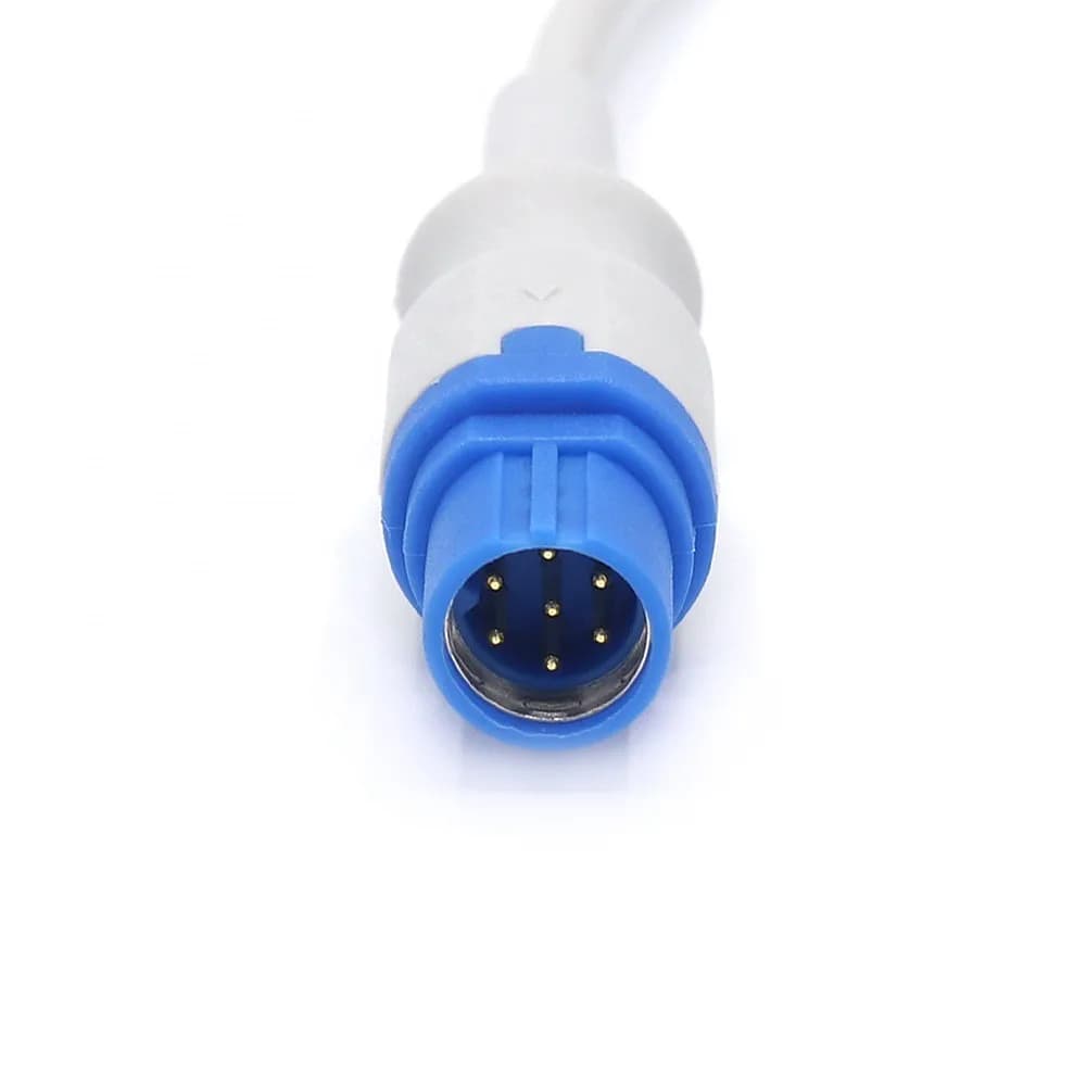 Compatible Draegers MS11215  Reusable Adult Finger Clip Spo2 Sensor with 7-Pin Connector 3 M (9.8ft) Pulse Oximetry Probe