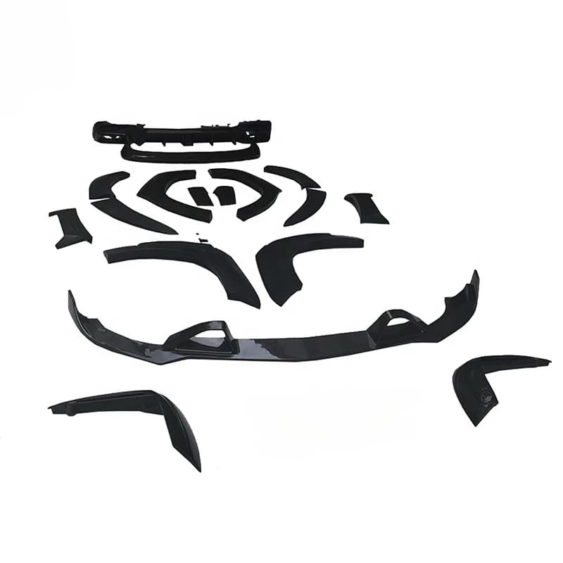 High Quality B Style Carbon Fiber Body Kit With Wind Spoiler For GLS X166 GLS63 2016-2019 Exterior Tuning Parts