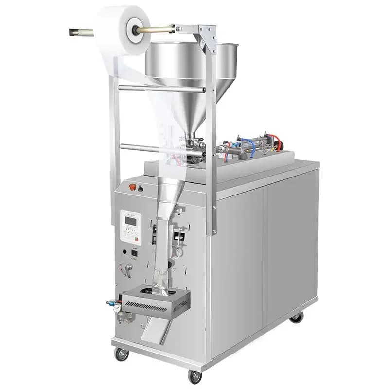 Automatic peanut ketchup packaging machine, liquid quantitative filling machine