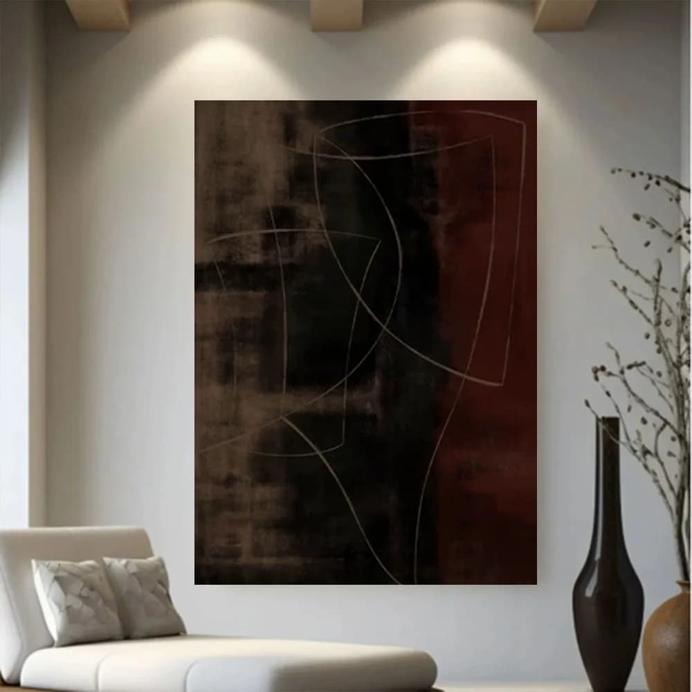 100% Handmade Spanish Oil Painting Living Room Mural Large Canvas Painting Abstract Mural Home Decoration Art Frameless Painting