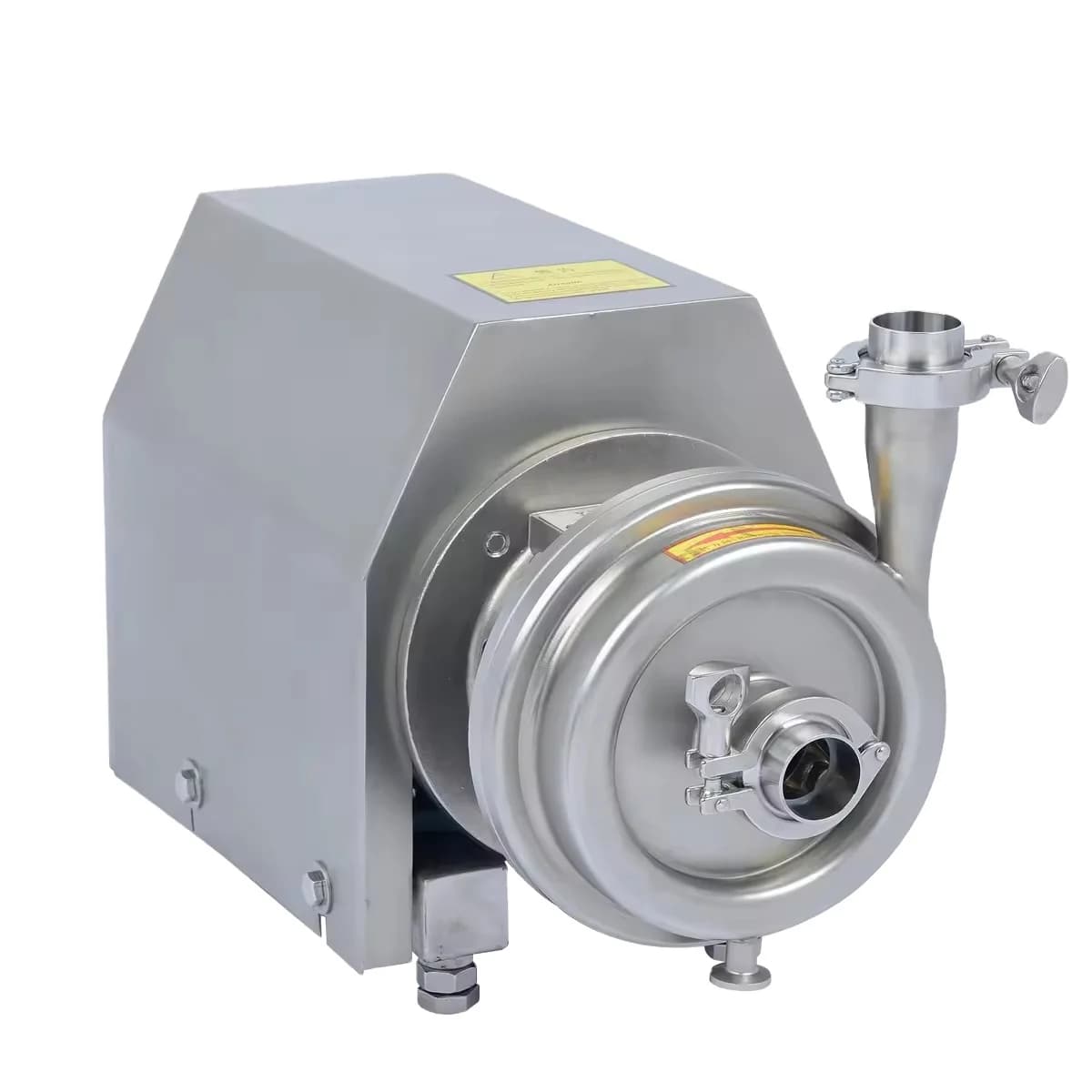 Sanitary Stainless Steel SS304 SS316L 90 Degree Outlet Tri Clamp Centrifugal Pump