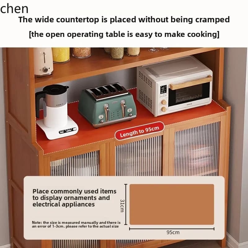 TQH6.23 Edge Tea Cabinet Kitchen Wine Cabinet Living Room Storage Living Room Wall Side Cabinet