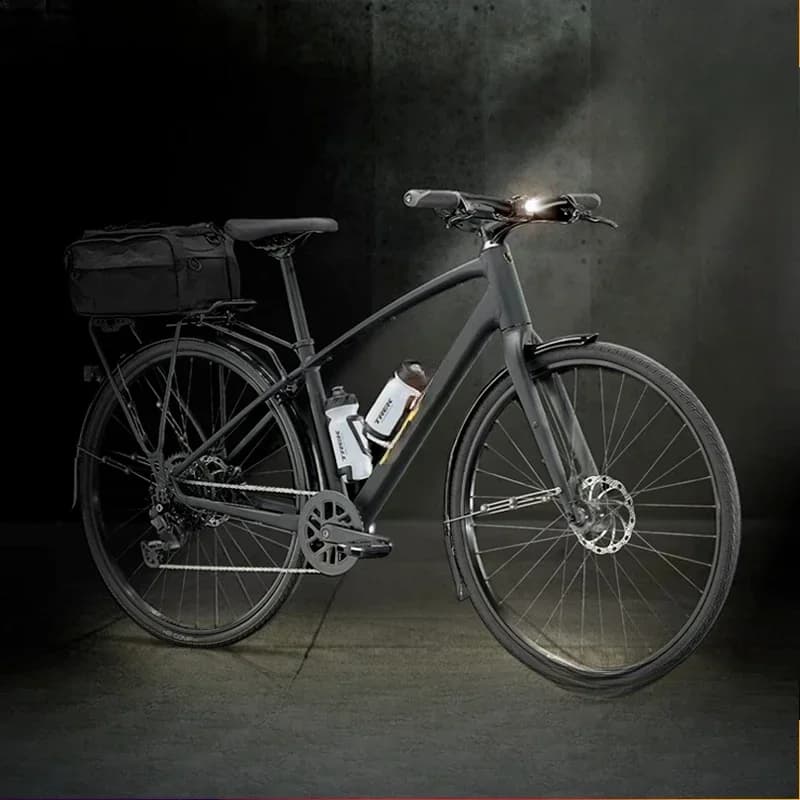 Lightweight Hydraulic Disc Brake Internal Routing Commuter Fitness Multipurpose Bike, Flat Handle Road Bike, Matte Black