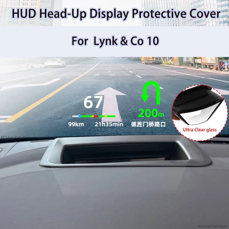 HUD Head-Up Display Protective Cover & Dashboard Dustproof Cover for Lynk & Co 10, Car Interior Accessories