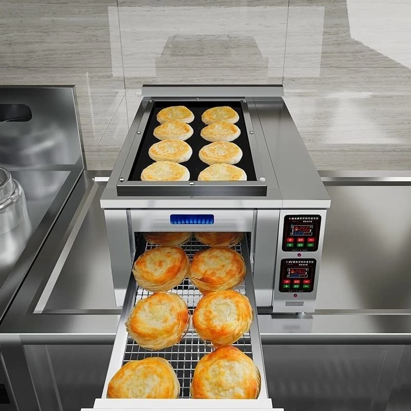 Intelligent commercial roujiamo oven, scone stove, stall biscuit oven