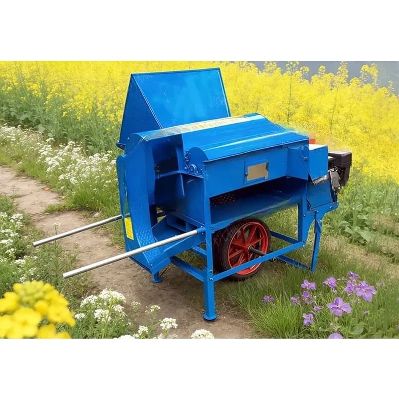 Vibrating Screening Double-Roller Thresher, Multifunctional Rice, Soybean, Sorghum, Wheat, Rapeseed Threshing Machine