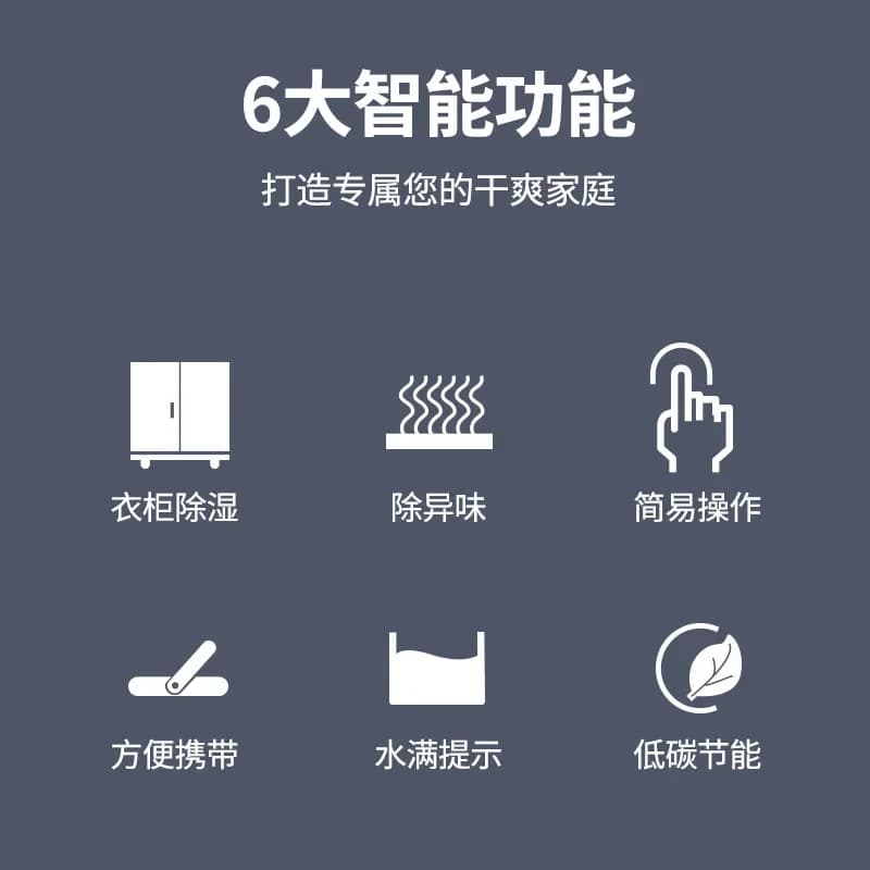 Production Factory Household Dehumidifiers, Silent Bedroom Air Dehumidifiers, Moisture Removers Small