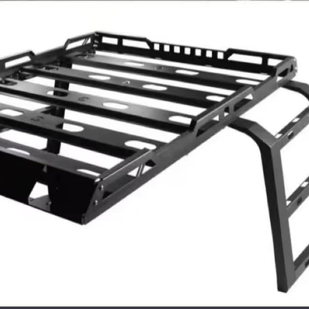 Heavy-Duty Off-Road Steel Roof Rack Frame Platform With 200kg Load Capacity For Jeep Wrangler JK JL