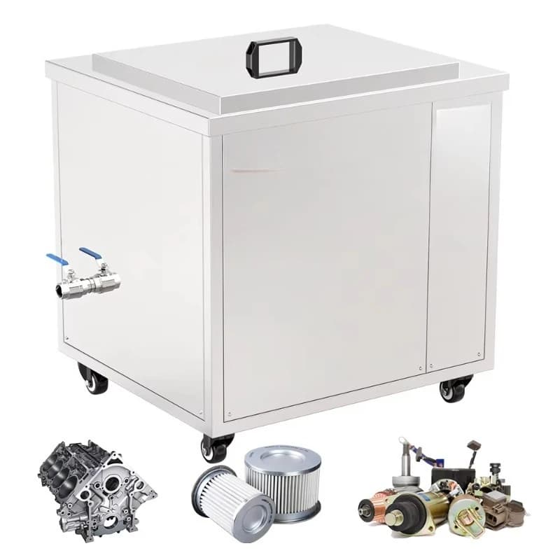 135L Industrial Ultrasonic Cleaner Circuit DPF Block Auto Parts Engine Printhead Cleaner Ultrasonic Cleaner