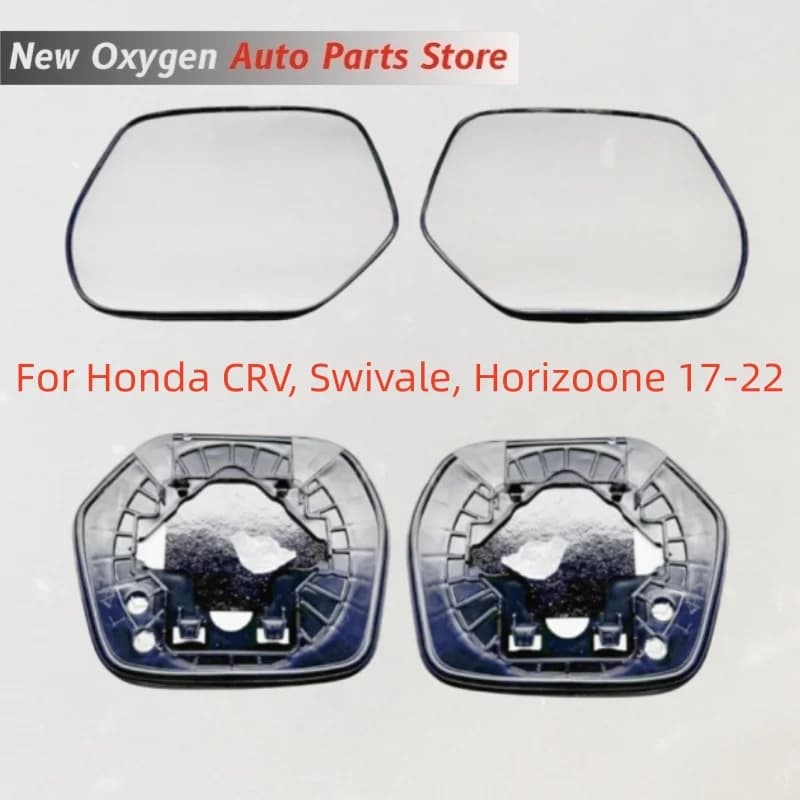 For Honda CRV, Swivale, Horizoone 17-22 Rearview Mirror, Side Mirror Lens, Reflective Mirror Glass
